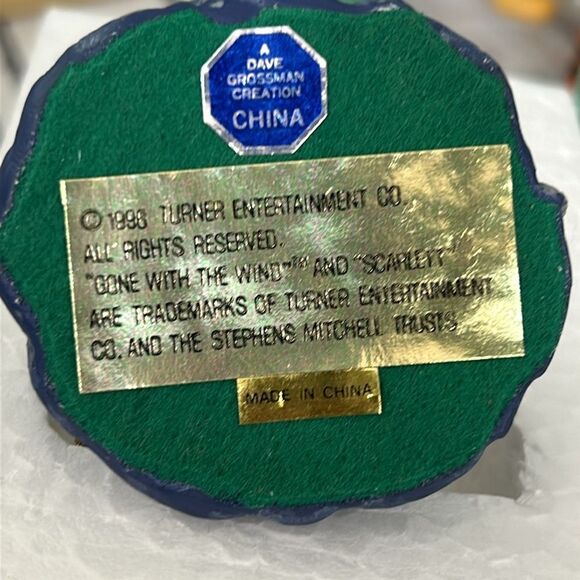 1996 Gone With The Wind-Portrait of Scarlett In Blue Dress ornaments NIB - Picture 4 of 6